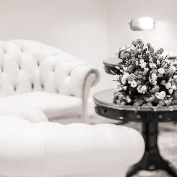 Ambiente riservato della Casa Funeraria Pirovano